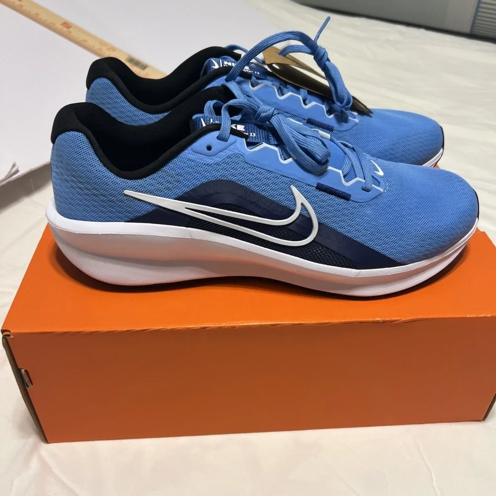 Nike Downshifter 13 Blue/white Sneakers FD6454-404 Mens Size11.5 New In Box